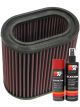 K&N Air Filter TB-2204 + Aerosol Recharge Kit