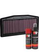 K&N Air Filter TB-7617 + Aerosol Recharge Kit