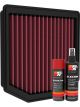 K&N Air Filter TB-9020 + Aerosol Recharge Kit