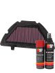 K&N Air Filter YA-1007 + Aerosol Recharge Kit