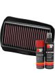 K&N Air Filter YA-1208 + Aerosol Recharge Kit