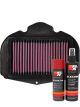 K&N Air Filter YA-1210 + Aerosol Recharge Kit