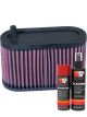 K&N Air Filter YA-1285 + Aerosol Recharge Kit