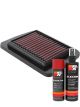 K&N Air Filter YA-1818 + Aerosol Recharge Kit