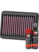 K&N Air Filter YA-1906 + Aerosol Recharge Kit