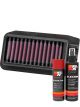 K&N Air Filter YA-2509 + Aerosol Recharge Kit