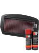 K&N Air Filter YA-6004 + Aerosol Recharge Kit