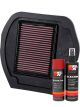 K&N Air Filter YA-7007 + Aerosol Recharge Kit