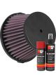 K&N Air Filter YA-8096 + Aerosol Recharge Kit