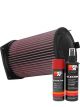 K&N Air Filter YA-8518 + Aerosol Recharge Kit