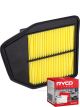 Ryco Air Filter A1628 + Service Stickers