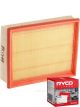Ryco Air Filter A1655 + Service Stickers