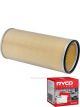 Ryco Air Filter Heavy Duty HDA6038 + Service Stickers