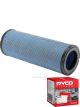 Ryco Air Filter Heavy Duty HDA6042 + Service Stickers