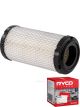 Ryco Air Filter Heavy Duty HDA5964 + Service Stickers