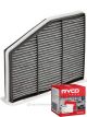 Ryco Cabin Air Filter Activated Carbon RCA149C + Service Stickers