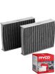 Ryco Cabin Air Filter Activated Carbon RCA172C + Service Stickers