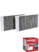 Ryco Cabin Air Filter Activated Carbon RCA254C + Service Stickers