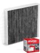 Ryco Cabin Air Filter Activated Carbon RCA279C + Service Stickers