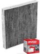 Ryco Cabin Air Filter Activated Carbon RCA296C + Service Stickers