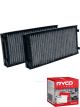 Ryco Cabin Air Filter Activated Carbon RCA305C + Service Stickers