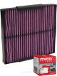 Ryco Cabin Air Filter Microshield RCA187MS + Service Stickers