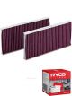 Ryco Cabin Air Filter Microshield RCA195MS + Service Stickers