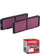 Ryco Cabin Air Filter Microshield RCA232MS + Service Stickers