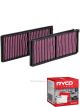 Ryco Cabin Air Filter Microshield RCA246MS + Service Stickers