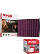 Ryco Cabin Air Filter Microshield RCA287MS + Service Stickers
