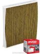 Ryco Cabin Air Filter N99 MicroShield RCA248M + Service Stickers