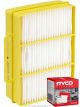 Ryco Cabin Air Filter N99 MicroShield RCA396P + Service Stickers