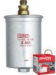 Ryco Fuel Filter Z451 + Service Stickers