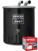 Ryco Fuel Filter Z667 + Service Stickers