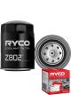 Ryco Fuel Filter Z802 + Service Stickers