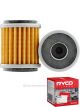 Ryco Motorcycle Oil Filter RMC114 + Service Stickers