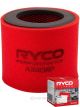 Ryco O2 Rush Performance Air Filter A340RP + Service Stickers
