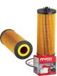 Ryco Oil Filter Heavy Duty Cartridge R2718P + Service Stickers