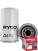 Ryco Oil Filter Heavy Duty Spin-On Z870 + Service Stickers