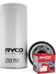 Ryco Oil Filter Heavy Duty Spin-On Z878 + Service Stickers