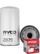 Ryco Oil Filter Heavy Duty Spin-On Z879 + Service Stickers