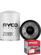 Ryco Oil Filter Heavy Duty Spin-On Z881 + Service Stickers