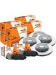 Bremtec Front & Rear Disc Rotors + Ceramic Brake Pads