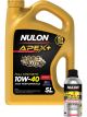 Nulon Apex+ 10W-40 Long Life Engine Oil 5L + Performance Engine Treatment 500ml