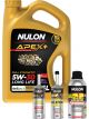 Nulon Apex+ 5W-30 Engine Oil 5L + Octane Booster, Treatment & Extreme Clean