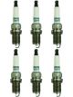 6 x Denso HP Iridium Twin Tip TT Spark Plugs IQ20TT