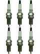 6 x Denso HP Nickel Twin Tip TT Spark Plugs XU22TT