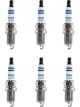 6 x Bosch Spark Plug Double Iridium
