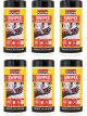 6 x Soudal Heavy Duty Swipex Hand Cleaning Wipes Fast Removable Pack of 50