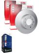 Protex Ultra Front Disc Brake Rotors + Blue Brake Pads